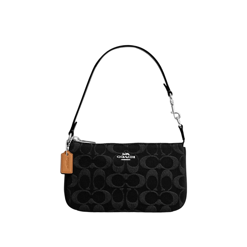 COACH Women's NOLITA 19 Classic Logo Shoulder Tote Mahjong Bag Black CCZ48