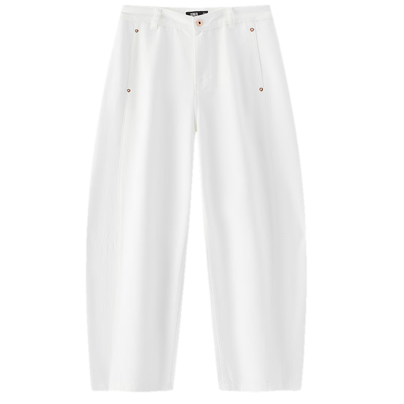 Semir Chen Duling Mall Same Style | Curved Blade Women's Jeans 2026 Summer Loose Floor-Length Cool Pants 103326124012A