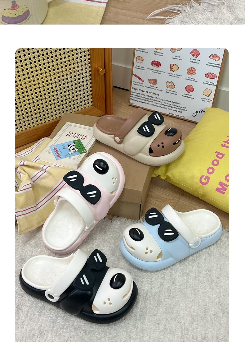 YUZHAOLIN Cute Cartoon Parent-Child Kids Outdoor Closed-Toe Clogs 12
