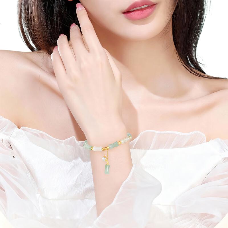 Браслет Yangchuangshishang [China Gold] из серебра 925 пробы для женщин, подарок на День Святого Валентина, Новый год, день рождения