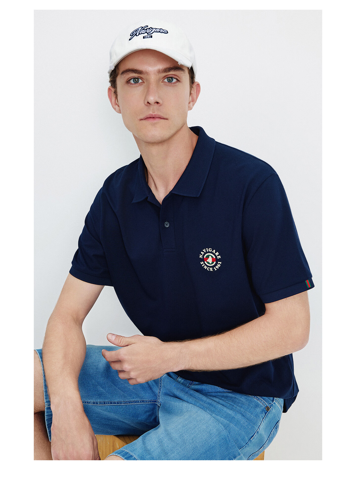 Navigare Small Sailboat 2026 Spring Summer New Cool Antibacterial Snow Cotton Short Sleeve Polo Shirt Men Turn-down Collar T-shirt 1325526602 15