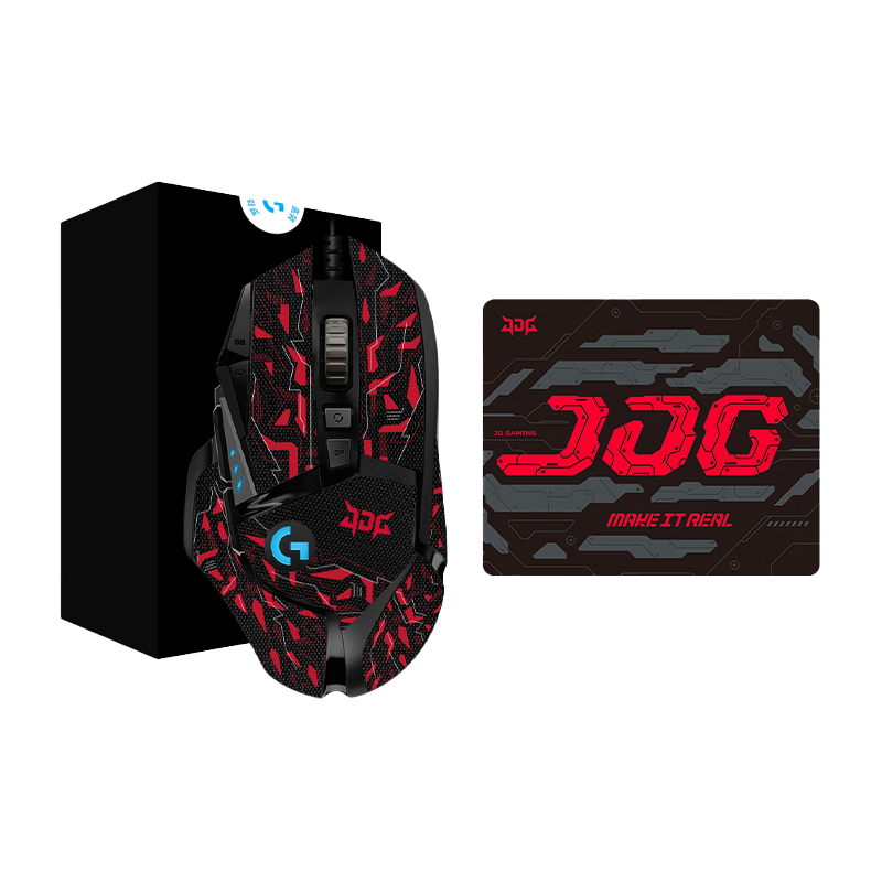 G G502 Wireless Gaming Mouse Dual-Mode Ergonomic Customizable Weight RGB Lighting G502 Wireless Black JDG Anti-Slip Mouse Pad Gift Box