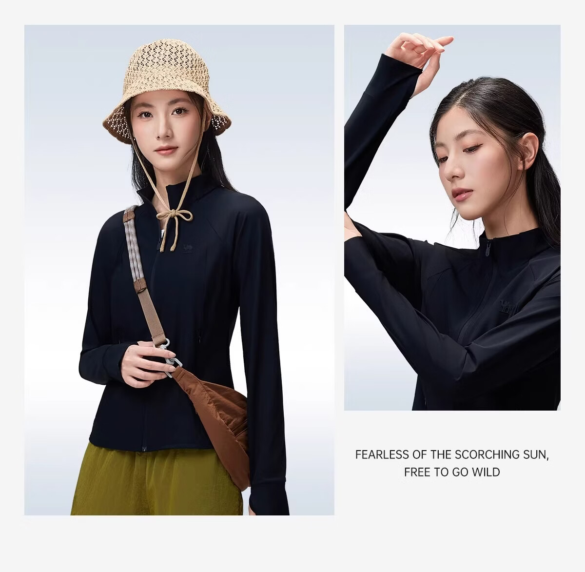 Camel Women's Stand Collar Sun Protection Jacket 2026 Spring Summer New Original Yarn Cool Breathable Sports Casual Short Jacket for Men 22