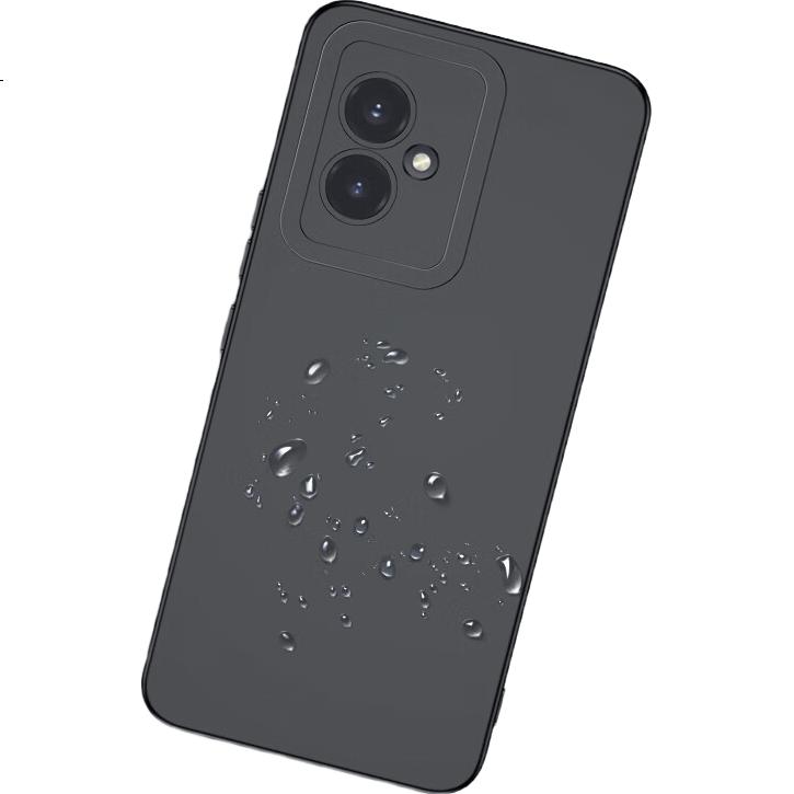 HOLDZU Чехол-накладка для Honor X60 GT, защитный, силиконовый, с защитой объектива, ультратонкий, матовый, графитовый черный
