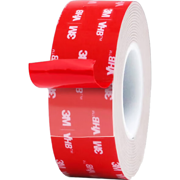 3M Double-Sided Tape Office Study/ETC Use/Home Use Strong Adhesive Nail-Free Transparent Waterproof High Temperature Resistant 4910 (Bagged) 20mm*3m