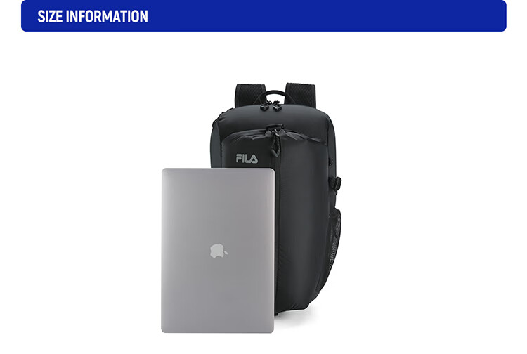 FILA Official Men's Backpack 2026 Summer Outdoor Sports Foldable Shoulder Bag School Laptop Bag 12