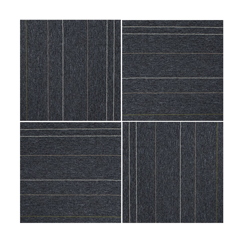 Modouyu Commercial Office Carpet, 50X50cm, 40 Pieces Per Set, Modular Carpet Tiles, for Live Streaming Rooms, Large Area Full Coverage, Dark Gray
