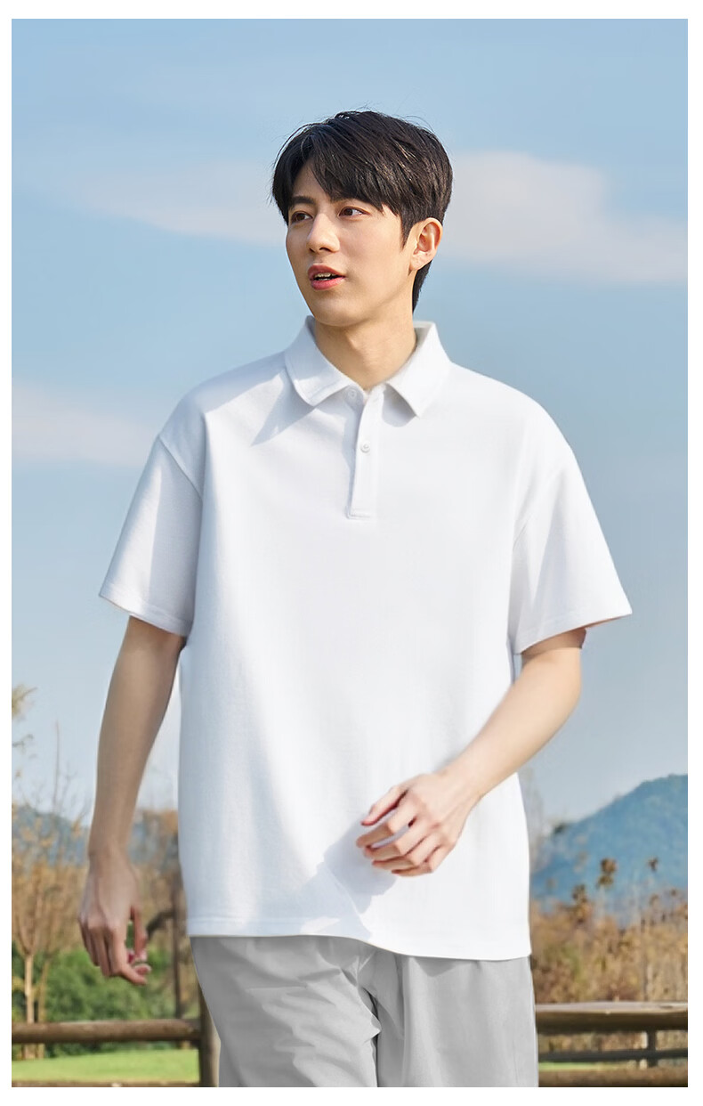 TonLion Summer Short Sleeve Polo Shirt New Trendy Brand Casual Wrinkle-Resistant Loose Breathable Student Fashion Half Sleeve Men 17