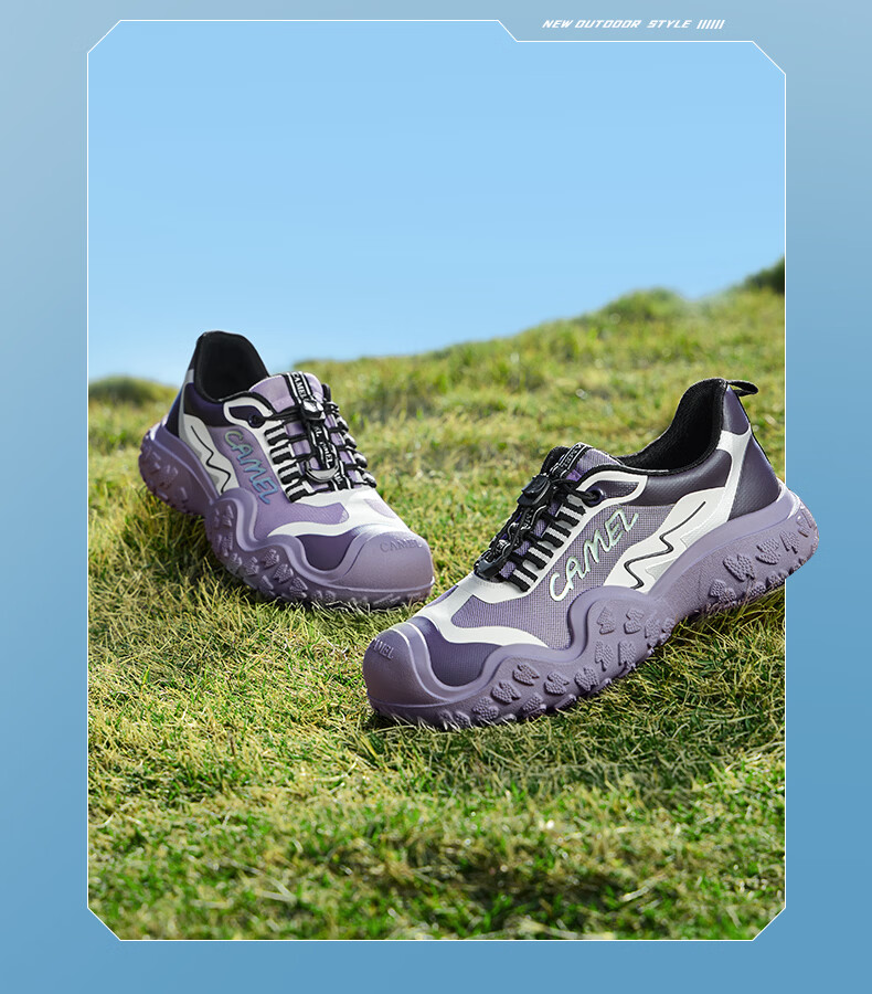 CAMEL Mecha 3rd Generation Cute Ugly Women's Lightweight Outdoor Hiking Casual Shoes L26S202020 Pink Size 38 30