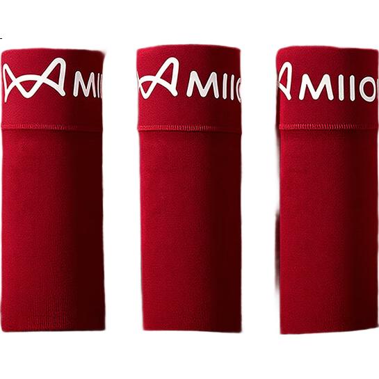 Женские трусы MiiOW, красные, размер XL, 3 шт. в упаковке