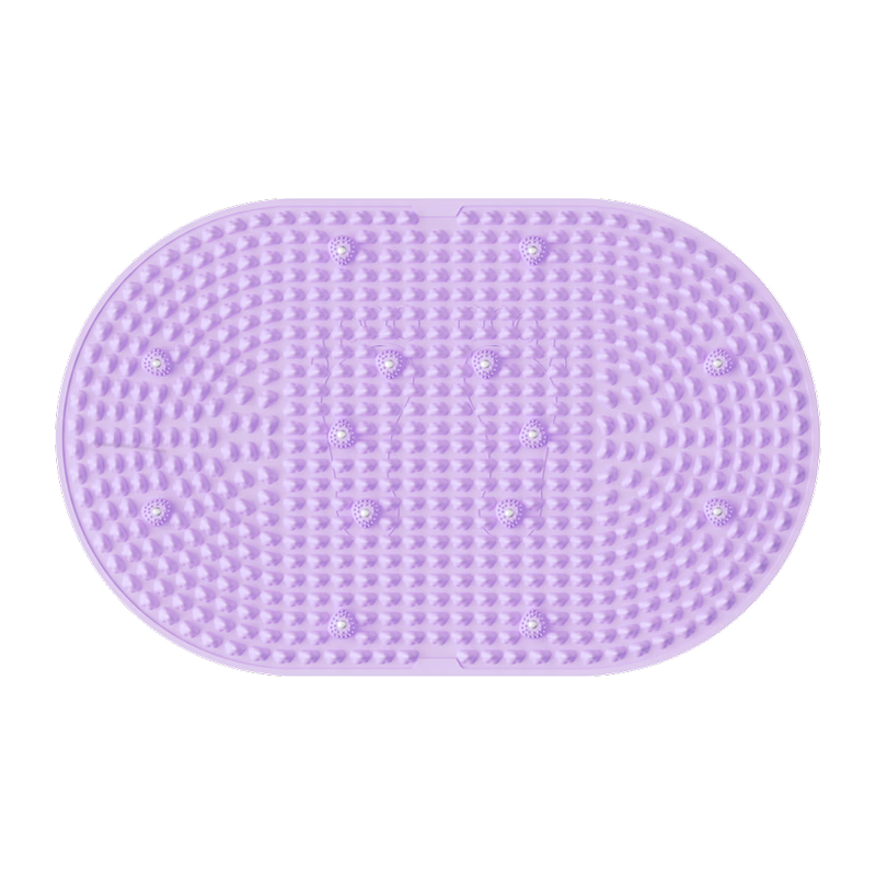 Keep Liquid Soft Silicone Acupressure Board Large Size Food Grade Ultra Slow Running Mat Foot Massage Acupoint Toe Pressure Board Pro - Purple