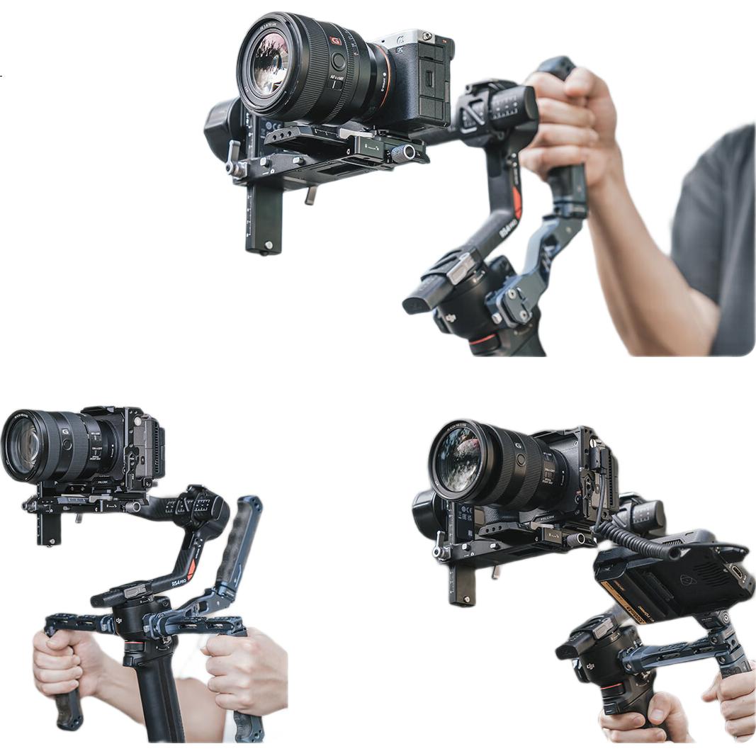 Быстросъемная площадка Ulanzi для стабилизатора камеры, совместимая с DJI и Xiaosun F38 Tripod Gimbal Base V2