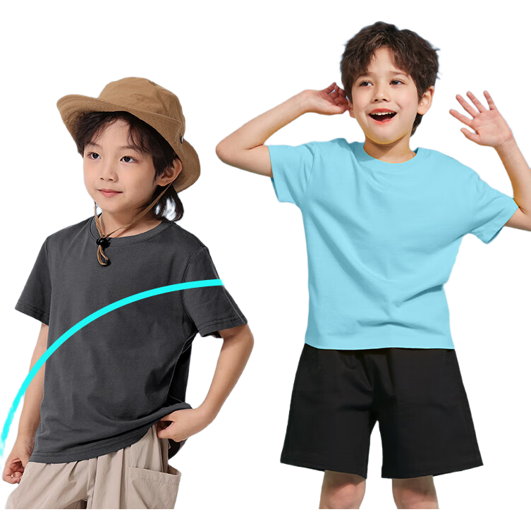 Jeanswest Boys Summer Outfit 2026 Children's Short Sleeve and Shorts Two-Piece Set Chinese Style Sportswear Summer Half Sleeve T-Shirt