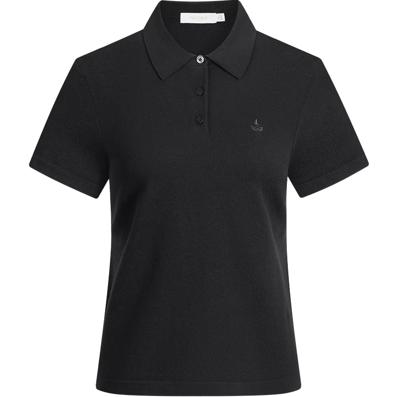 Navigare Slim-Fit Short-Sleeve Polo Shirt, New Summer Style 2026, Solid Color High-Elastic Knit Top 2325526520 S