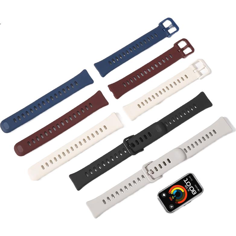 Ремешок BHO для Huawei Band 10 / 9 / 8, спортивный, дышащий, мягкий, удобный, универсальный для стандартной и NFC версий