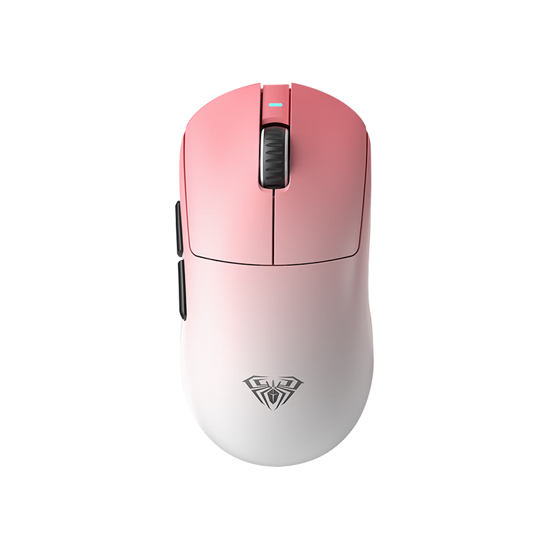 AULA V9 MAX Gradient Red Lightweight Flagship Wireless Mouse 2.4G/Bluetooth/Wired Tri-Mode Connection Gaming Office E-sports All-in-One Dual 8K PAW3395