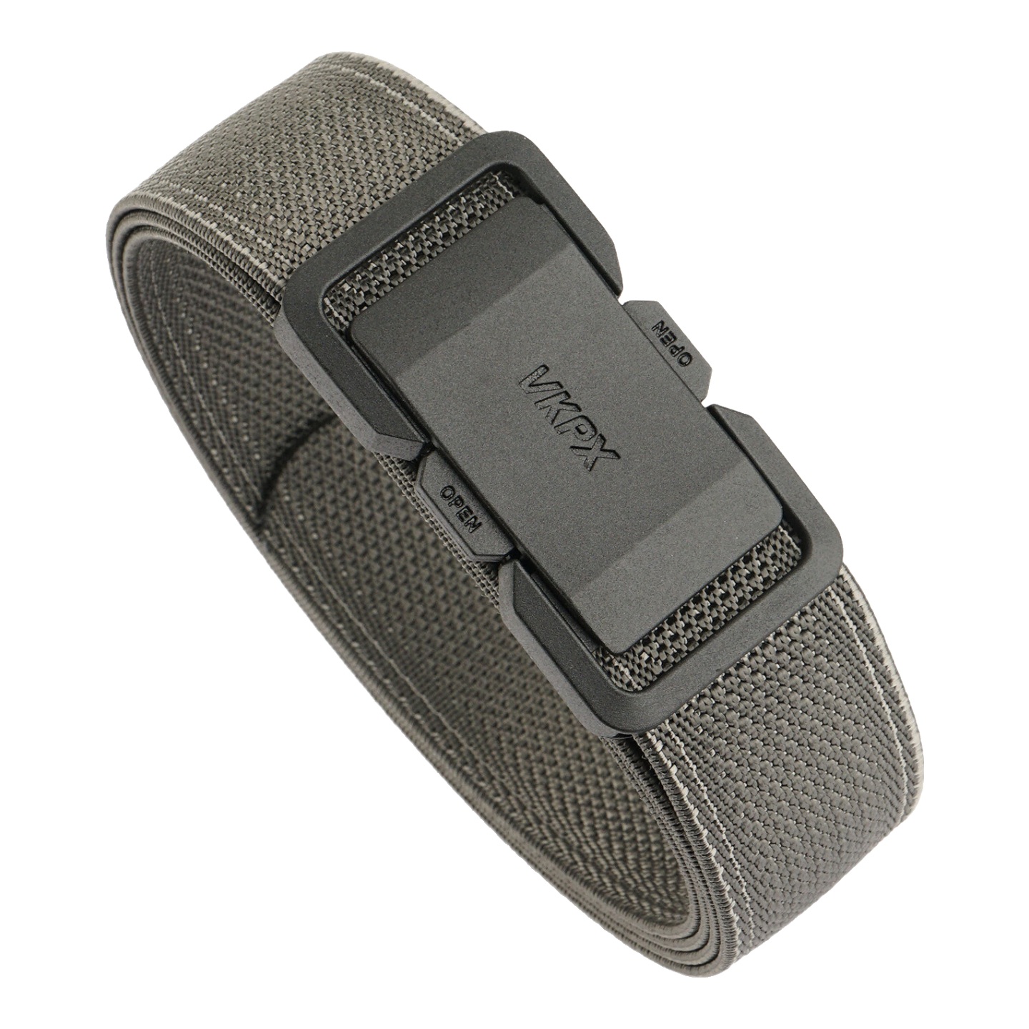 Aoweimei Tactical Elastic Nylon Canvas Woven Outdoor Casual Men's Belt with Quick-Release Buckle