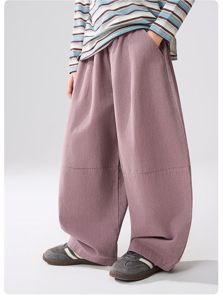 ASK JUNIOR Kids Pants 2026 Spring New Boys' Loose Fit Denim Sports Casual Straight Leg Trousers 10