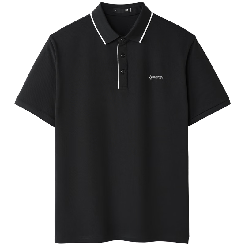 HLA Hailan Home Short Sleeve Polo Summer 26 Rocket Series Moisture-Wicking Short T-Shirt for Men