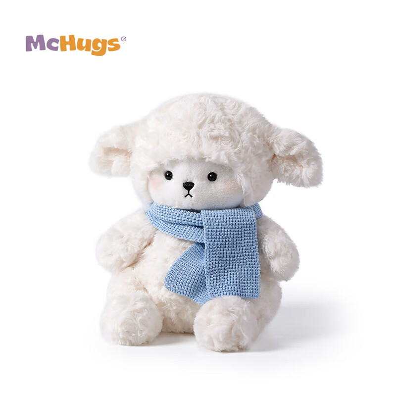 MCHUGS Lamb Baby Scarf Soft Plush Toy Comfort Doll Pillow Children's Day Gift Girls Birthday Present