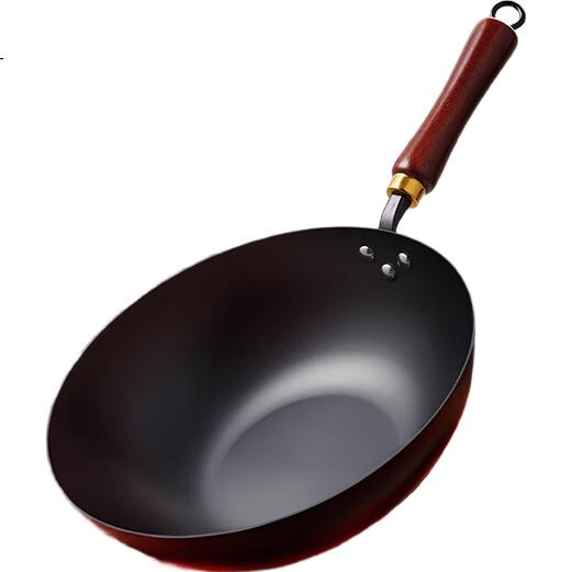 Чугунная сковорода-вок с крышкой