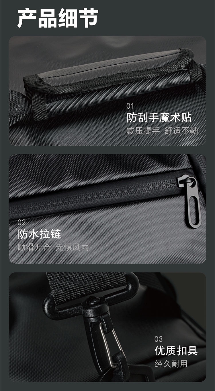 JD Jingzao 2026 New Sports Backpack Large Capacity Travel Bag with Wet and Dry Separation Shoe Compartment Minimalist Black 1