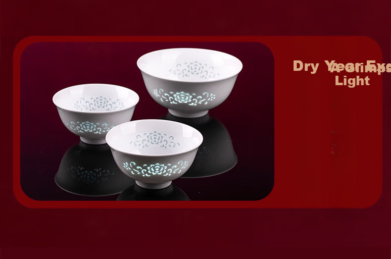 Lowei Jingdezhen Exquisite White Porcelain Dinnerware Set 2025 New Chinese Style Ceramic Bowls and Plates Housewarming Gift 7