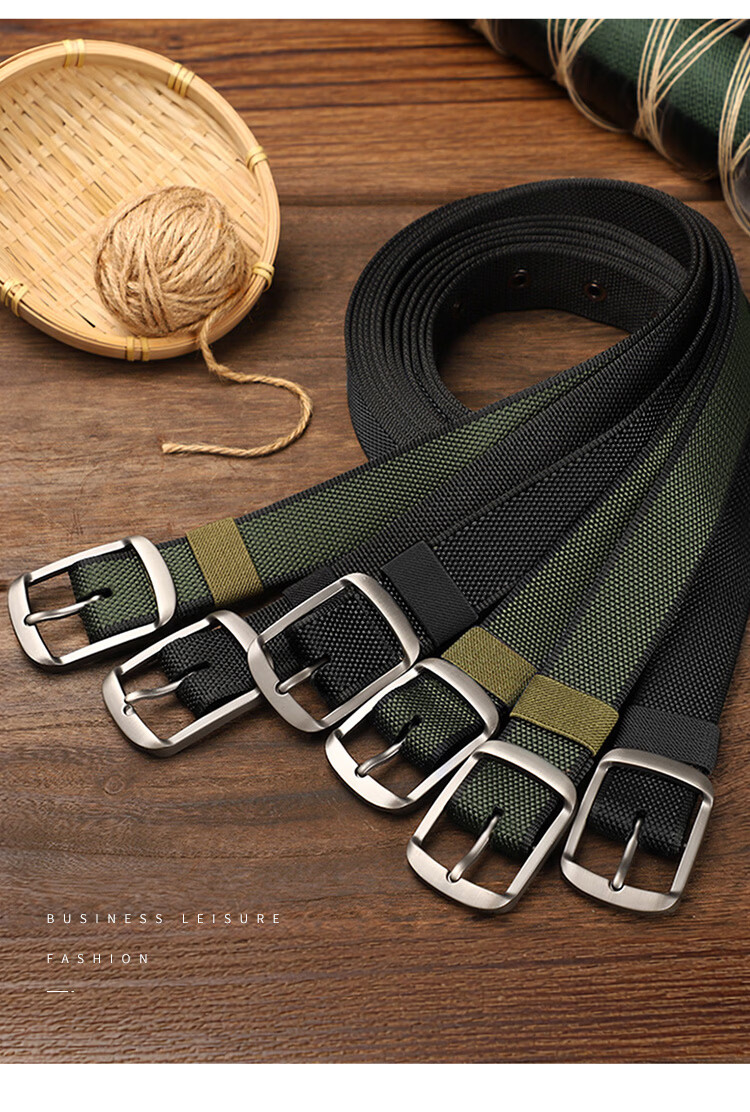 LUCKY LION Men's Leather Pin Buckle Casual Belt Gift for Men 2288 3