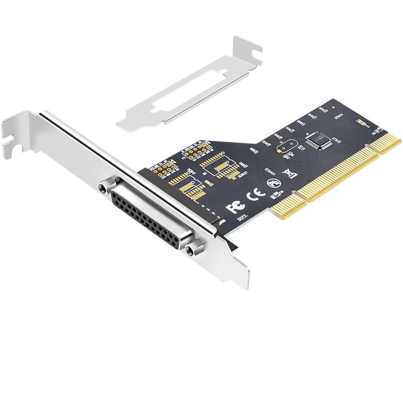 EB-LINK PCI Parallel Port Card, DB25 Printer 1284 Expansion Card, Industrial Computer LPT Adapter Card