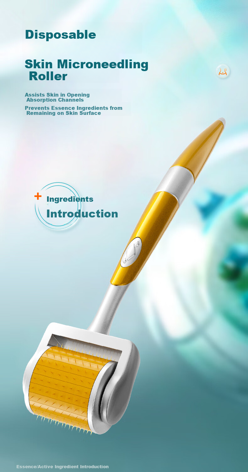 KDAY Skin Microneedling Roller 0.25mm Facial Beauty Salon Dermaroller Acne Scar Pore Micro-Needling Essence Infusion Tool 1