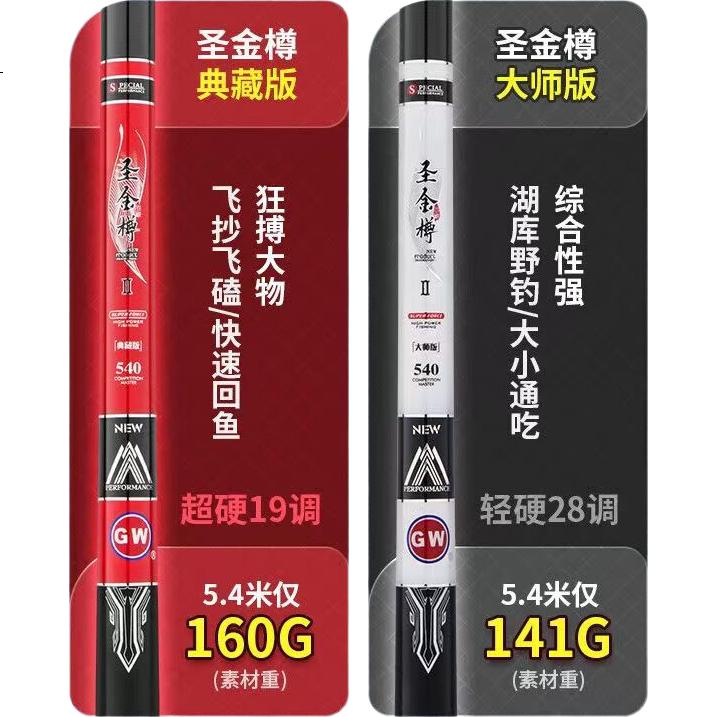Удилище GW 3.9м Shengjinzun Master Edition, 28-Tune, ультралегкое, ультражесткое, композитное, для ручной ловли, для карпа