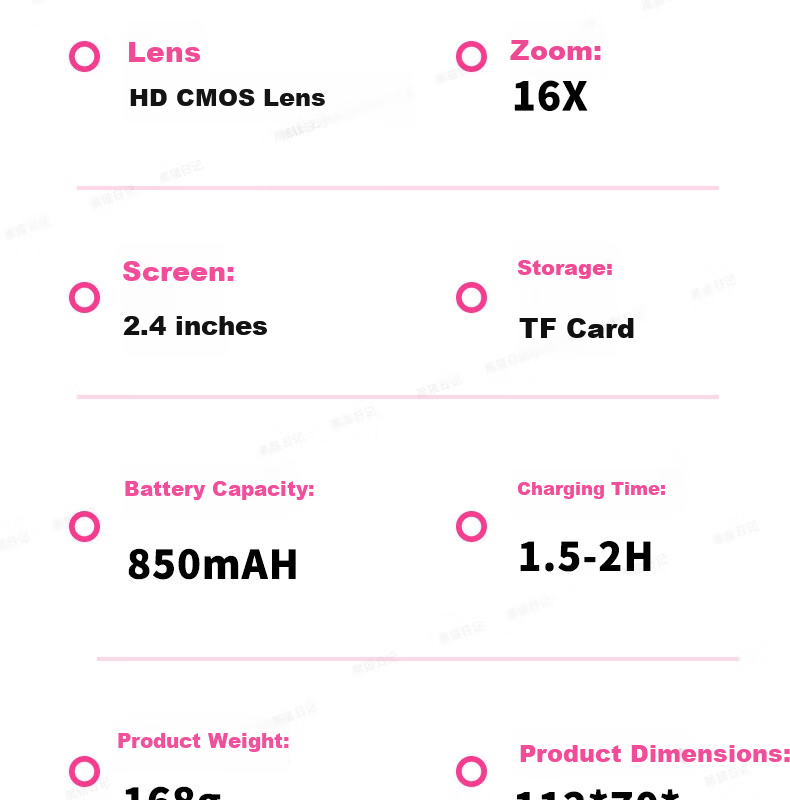 Black Cat Diary Snoopy SN15 Collaboration HD Digital Camera CCD Flip Rotating Retro Student Campus Mini Camera Entry-Level Cute Kids Card Camera Instant Gift 21