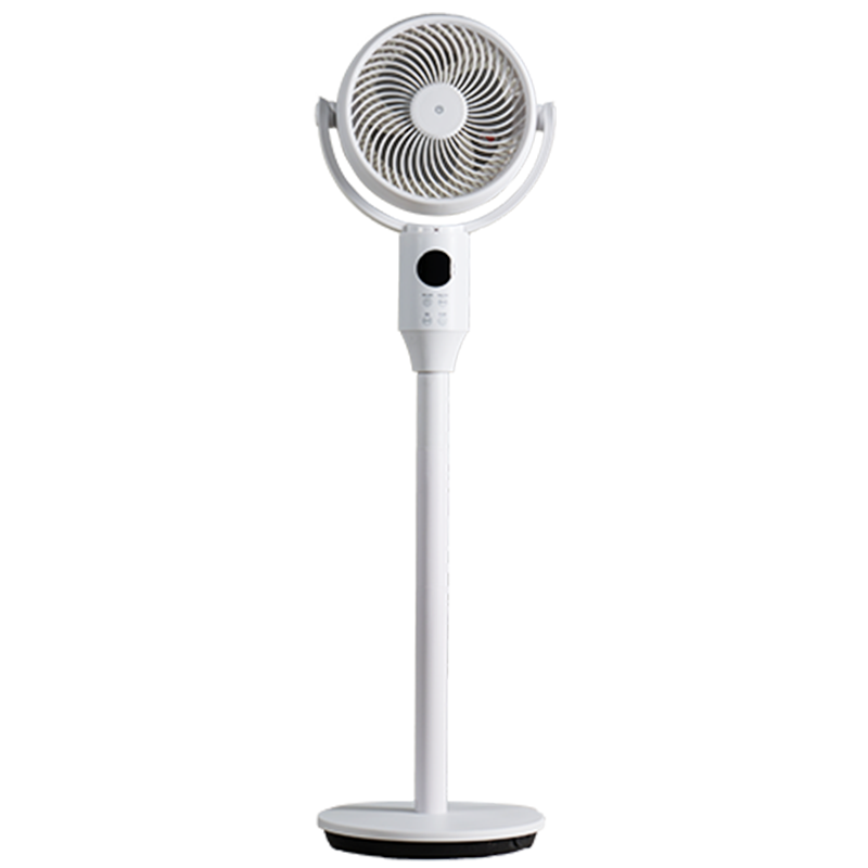 JD Jingzao 3D Automatic Oscillating Air Circulation Fan Home Bedroom Floor Electric Fan Silent Remote Control Strong Wind 6-Speed Touch Screen Display Huhu Ultra