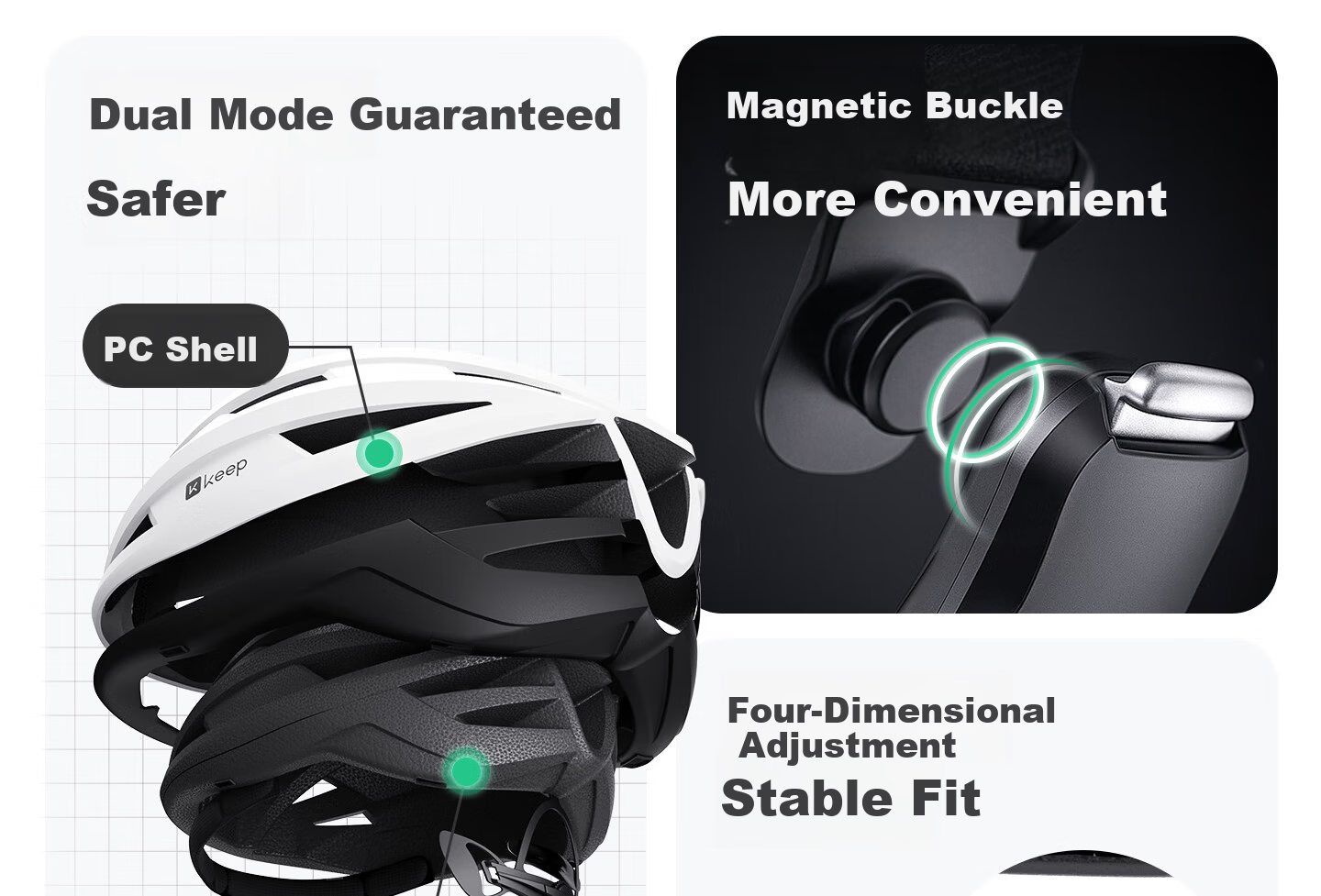 Keep Cycling Helmet Mountain Road Bike Unisex Breathable Integrated Streamlined Helmet Purple L 2