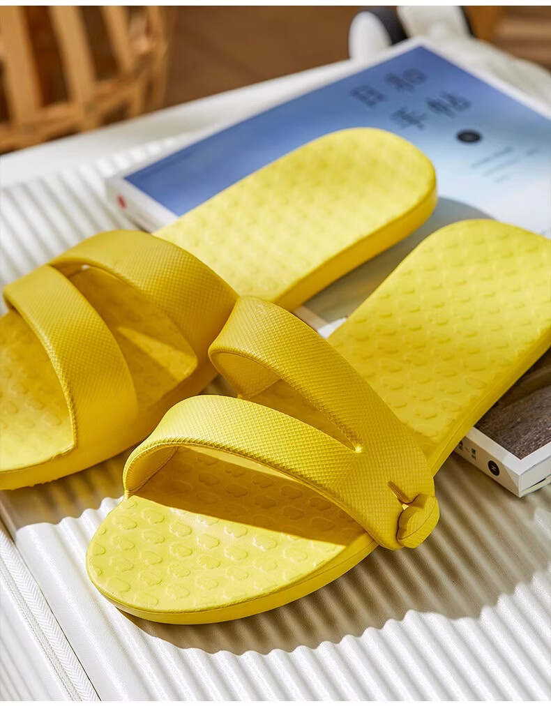 XGGC Travel Portable Foldable Slippers Detachable Non-Slip Bath Beach Hotel Shoes Light Blue Size 35-36 3