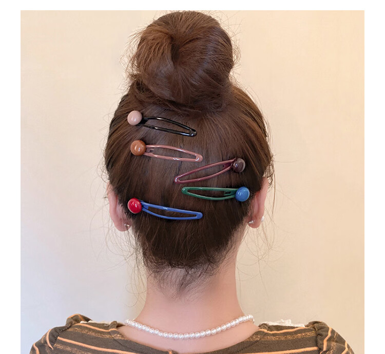 CHIMERA 5-Piece Colorful Hair Clips Set for Kids Girls Bangs Side Clips Front Hairpin BB Clips Birthday Gift 8
