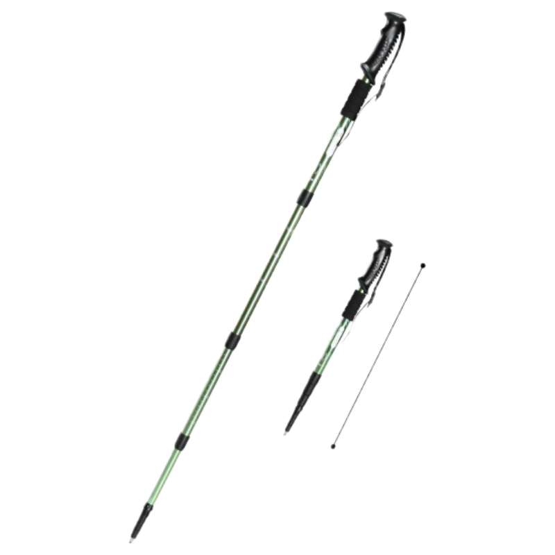 Camel Trekking Pole Outdoor Hiking Lightweight Portable Telescopic Aluminum Alloy Walking Stick Self-Defense Cane 2SA7D41