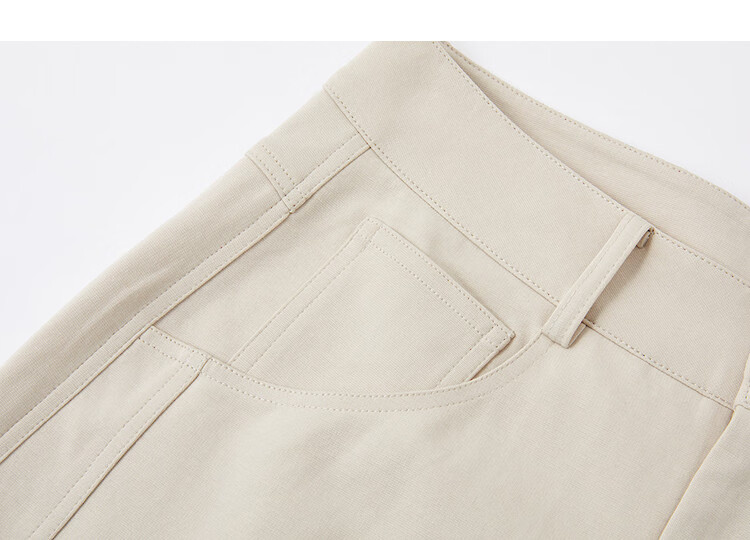 Demana [Cloud Feel Cotton Blend] Spring Lazy Urban Patchwork Seam Petite Loose Women's Curved Blade Casual Pants 17