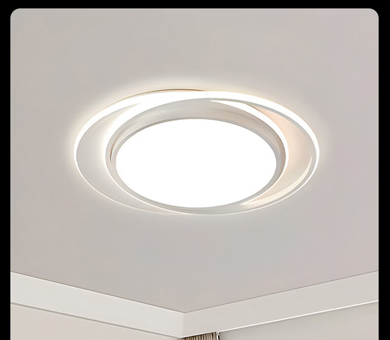 AUX American Pure Eye Protection AI Voice Smart Bedroom Ceiling LED Light Nordic Modern Minimalist Main and Secondary Bedroom Study Room 36