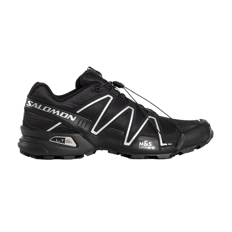 Salomon Unisex SPEEDCROSS 3 EXPANSE Running Shoes L4760 Black Size 9 (43 1/3)