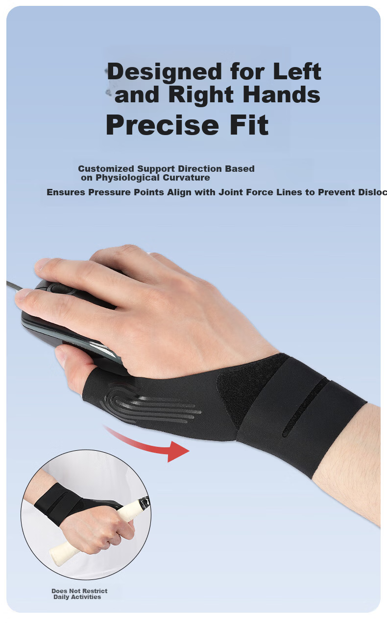 LI-NING Thumb Tendonitis Brace Support TFCC Wrist Brace Sprain Wrist Injury Protection for Men and Women 10