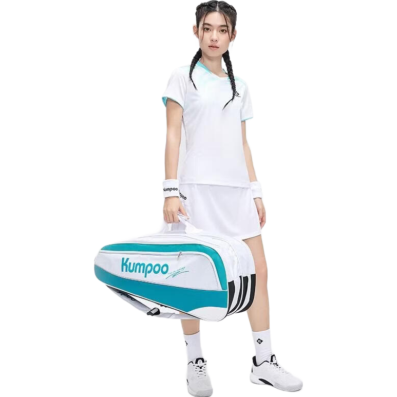 KUMPOO KW-4207 Women's Light Green 3XL Quick-Dry Breathable Badminton Competition Jersey