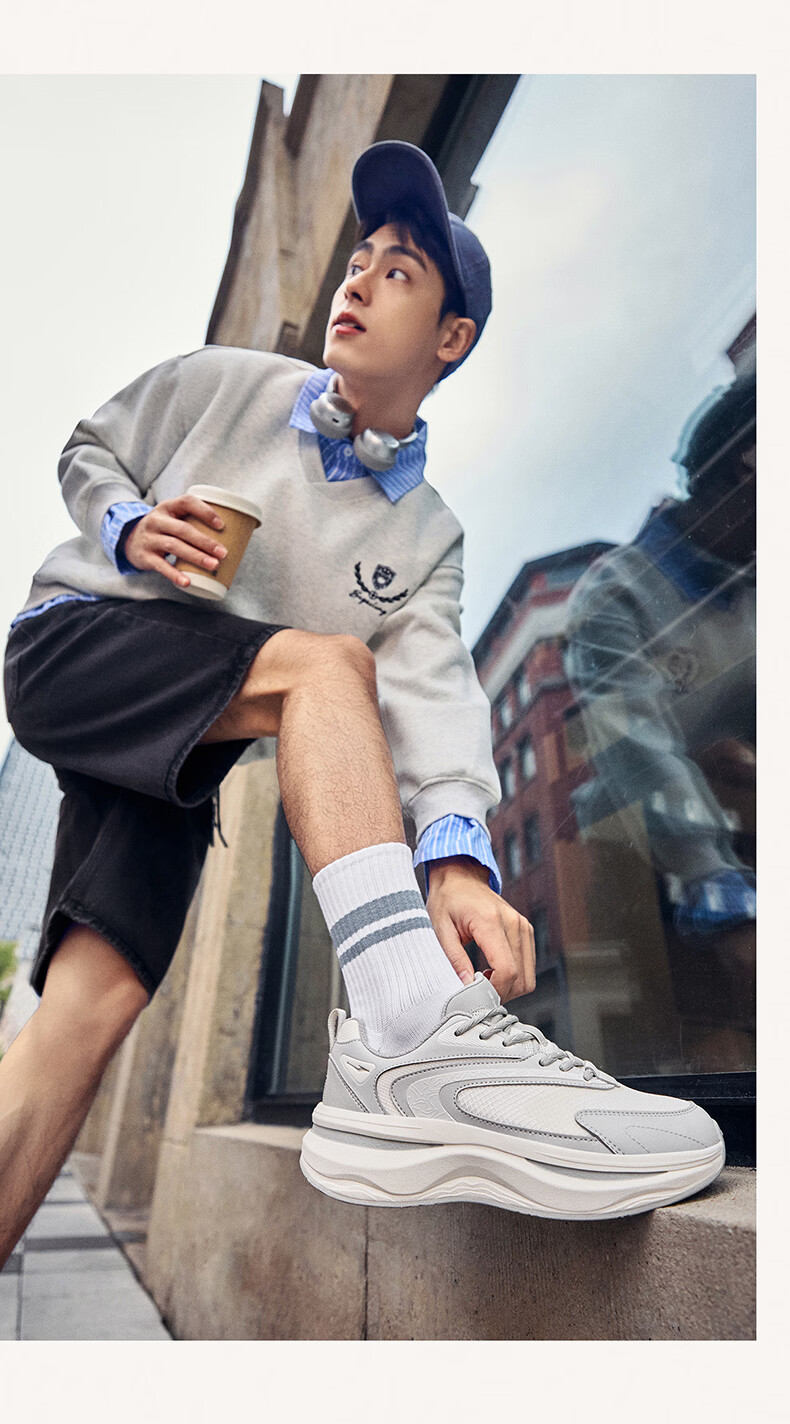 ERKE 2026 New Comfortable Thick-Soled Dad Sneakers Soft Elastic Versatile Casual Shoes Wei Yang 3 18