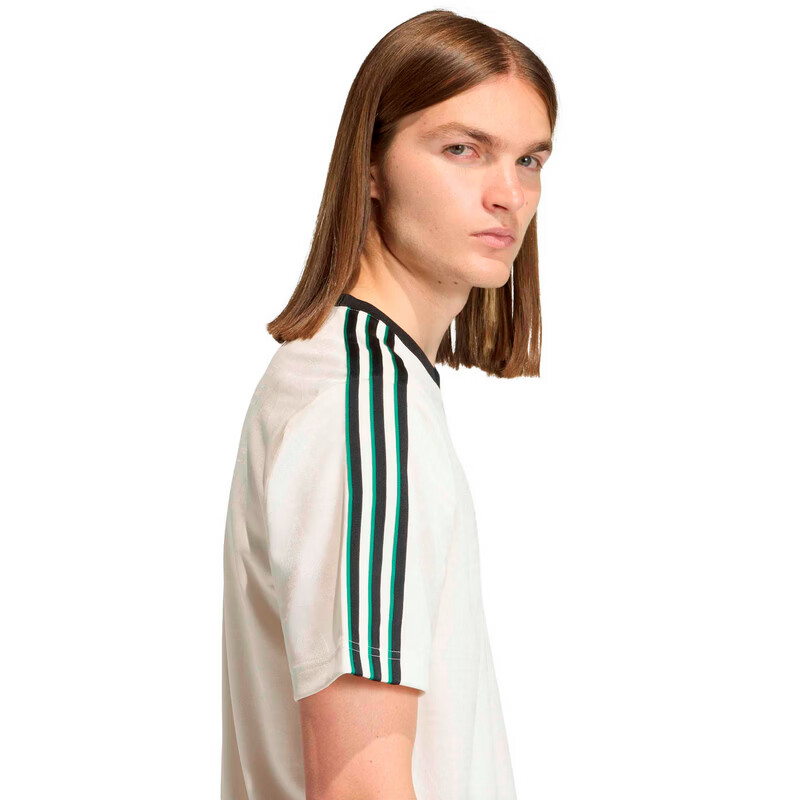 Adidas Originals Men's JACQUARD JSY Short Sleeve Top KE2139 White M 6