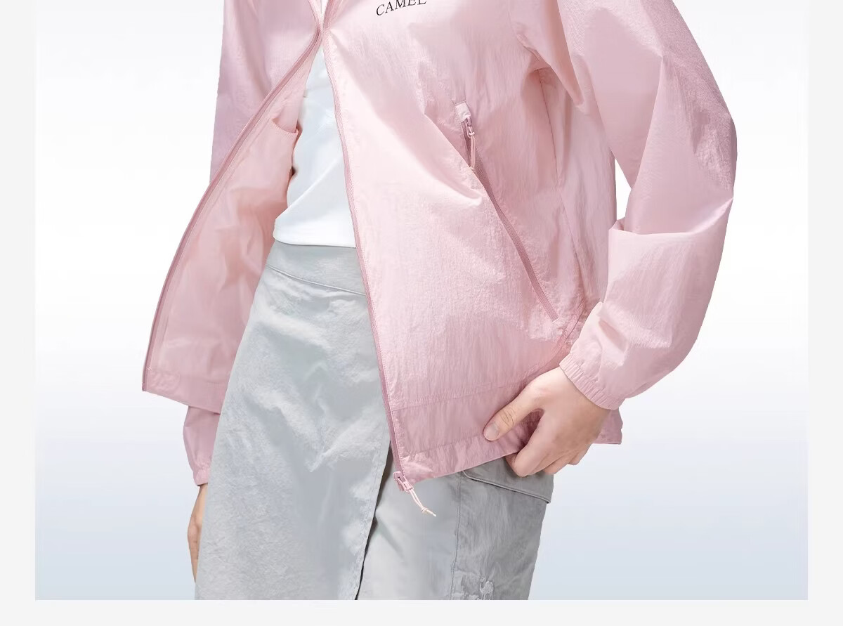 Camel [Wang Junkai Edition] 2026 Spring Summer Unisex Breathable Cooling Windproof Water-Repellent Sports Jacket 29