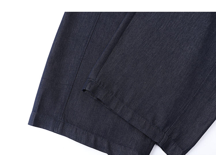 Demana [Lyocell Cotton Blend] Spring Relaxed Drawstring Elastic Waist Cropped Slim Wide-Leg Jeans for Women Premium 9