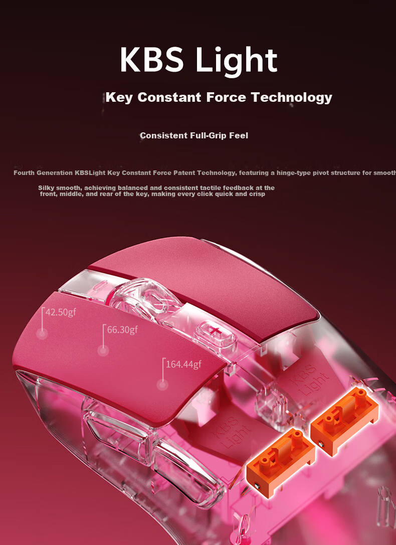 DAREU AE7 Lightweight Wireless Mouse Flagship Magnetic Wireless Charging Gaming Office Mouse Tri-Mode Connection Asymmetric Right-Handed Minimalist Ergonomic 8