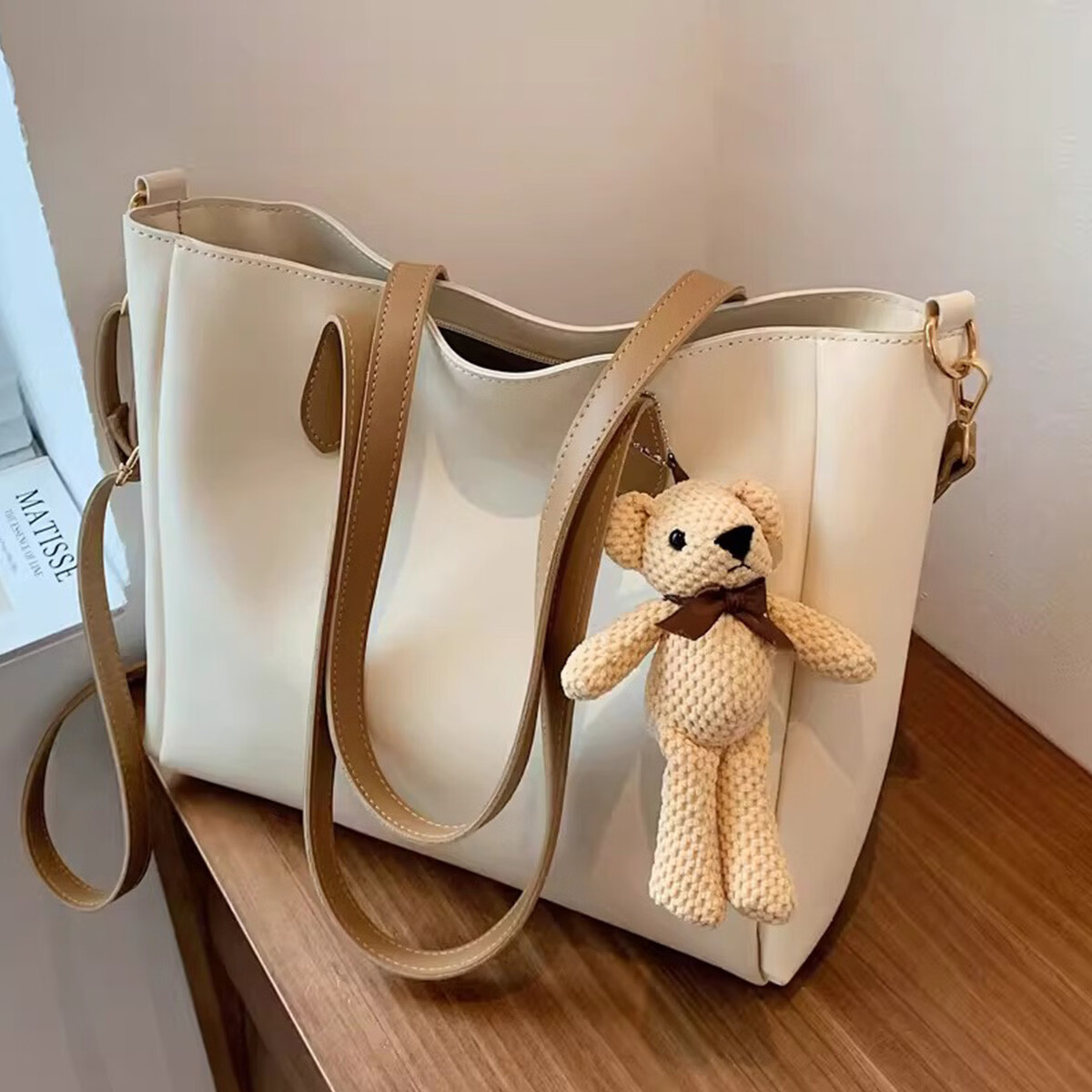 St&Sat Women's Bag 2026 New Large Capacity Tote Commuter Handbag Shoulder Crossbody Bag Birthday Gift