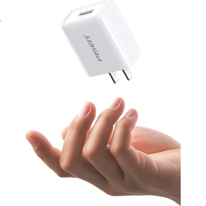 Зарядное устройство PISEN [3C] 10W USB с кабелем 3-в-1 для Apple, Type-C, Android