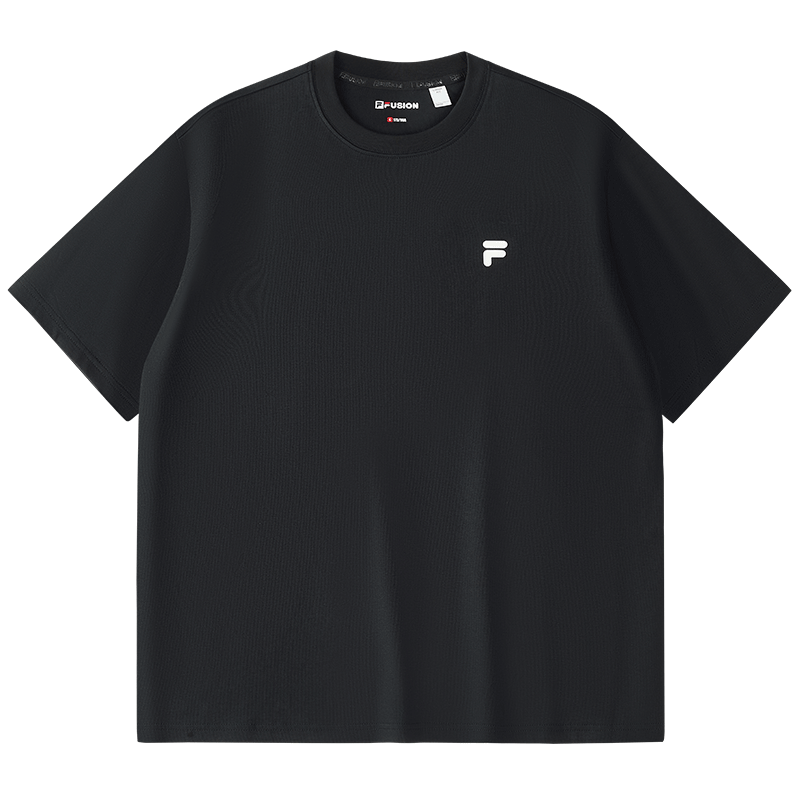 FILA FUSION Trendy Couple Short Sleeve T-Shirt Summer Loose Cool Breathable Unisex Top